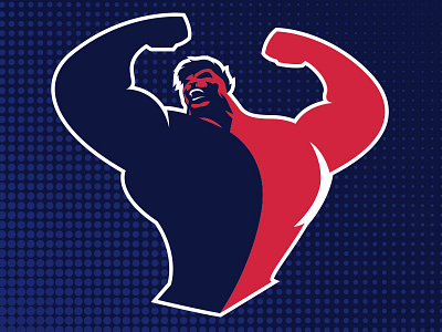Marvel/NFL Mashup Project – Houston Hulks design illustrator logo marvel nfl sports