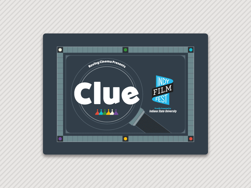 Roving Cinema: Clue Game Card Set board game cards clue film game illustration illustrator movie