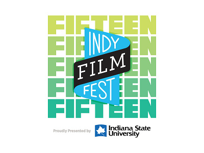 Unused Indy Film Fest 15 Logo 15 years anniversary film film fest identity indianapolis logo movies