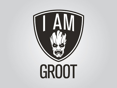 Brooklyn Nets/I Am Groot Marvel NBA Logo Mashup Project