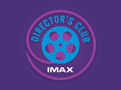 Unused IMAX Director's Club Logo club design film identity imax logo movies reel