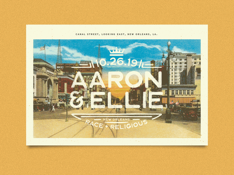Aaron & Ellie Save the Date Postcards