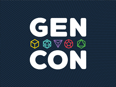 Unused Gen Con Logo branding design identity indiana indianapolis indy local logo type type design typography