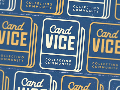 Unused Card Vice Logo identity identity branding identity design logo logodesign sports trading cards