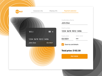Daily UI #002 • Credit Card Checkout card checkout form credit credit card checkout creditcard daillyui 002 dailyui date design a credit card design a credit card mastercard pay payment price security numbers visa