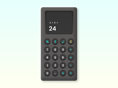 Daily UI #004 • Calculator