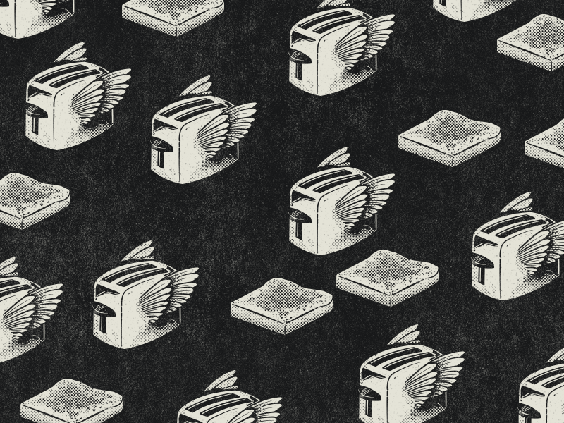 Flying Toasters by Brian Haines on Dribbble
