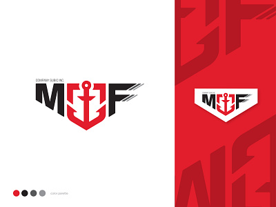 MOF Company Subic Inc. branding design flat icon logo vector