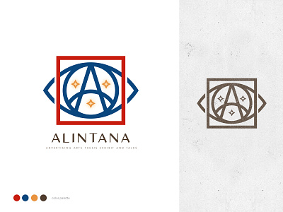 ALINTANA: Advertising Arts Thesis Exhibit and Talks branding design flat icon logo vector