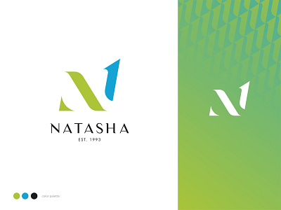 Natasha branding design icon logo vector