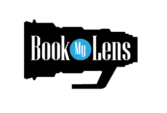 book my lens final logo branding dslr lens logo rental