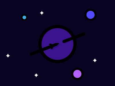Planets flat planets space vector