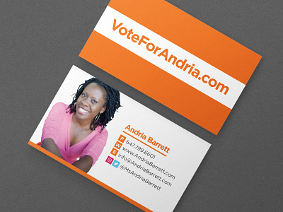 Andria Barrett - Business Cards andria barrett brampton branding business cards canada design graphic design identity illustration logo ndp new democratic party ontario politician politics stationery toronto typography vector