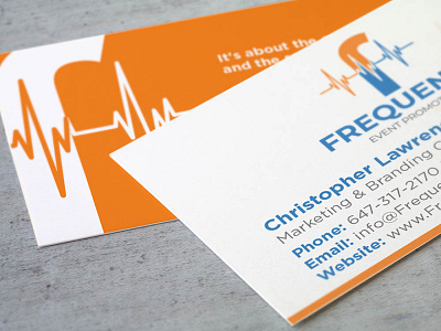 Frequency Event Promotions - Business Cards advertising branding business cards design event expo frequency event promotions graphic design identity illustration logo marketing printing promotions seminar show stationery typography vector webinar