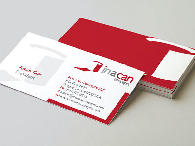 In A Can Concepts - Business Cards branding business cards can design graphic design identity logo printing stationery typography