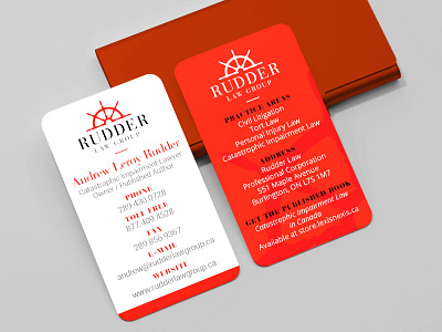 Rudder Law Group - Business Cards