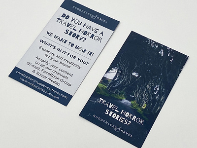 Travel Horror Stories - Business Cards