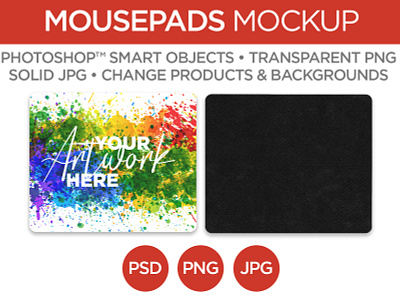 Mousepad Mockup & Template mark anthony media