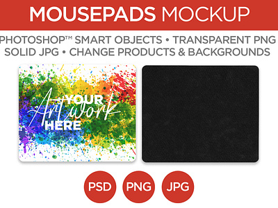 Mousepad Mockup & Template