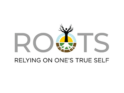 R.O.O.T.S. - Relying On One's True Self - Logo branding corporate brand identity design graphic design identity illustration illustrator lettering logo typography vector