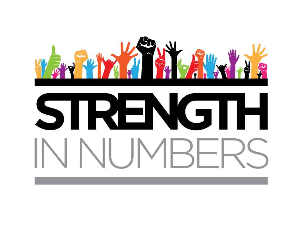 Strength In Numbers - Logo by Mark Anthony Rudder on Dribbble