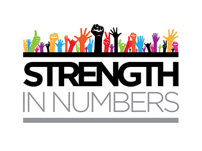 Strength In Numbers - Logo branding corporate brand identity design graphic design identity illustration illustrator lettering logo typography vector