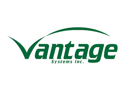 Vantage Systems Inc. - Logo branding corporate brand identity design graphic design identity illustration illustrator lettering logo typography vector