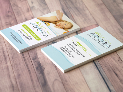 Adora Spa and Retreat - Corporate Identity branding business card corporate brand identity design flat graphic design identity illustration illustrator letterhead lettering logo stationery type typography vector