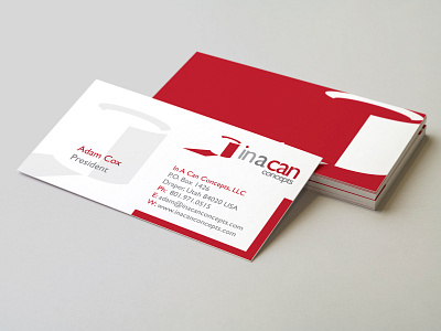 In A Can - Corporate Idenitty branding business card corporate brand identity design graphic design identity illustration illustrator letterhead lettering logo stationery type typography vector