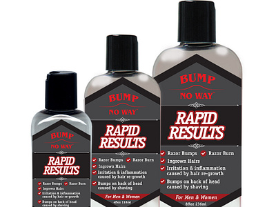 Bump No Way - Rapid Results - Packaging