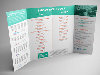 The Franchise Show - Brochure advertising branding brochure design flyer graphic design typography