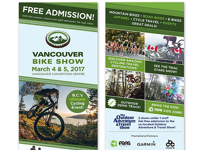 Vancouver Bike Show - Flyer branding design graphic design identity typography