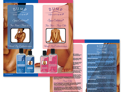 Bump Solutions - Brochure beauty branding brochure design flyer graphic design graphics print promotion toner