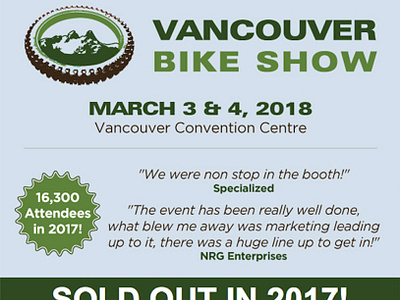 Vancouver Bike Show - E-mail Marketing advertising branding design e mail graphic design marketing promotion
