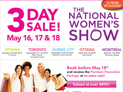 National Womens Show - E-mail Marketing advertising campaign e mail marketing promotion