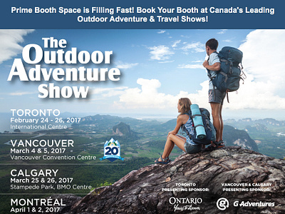 Outdoor Adventure Show - E-mail Marketing branding design e mail event graphic graphic design identity marketing show