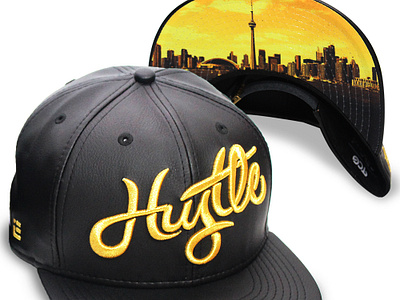 The Cap Guys - Hustle T.O. - Hat Design apparel branding cap fashion graphic design hat hustle logo marketing streetwear toronto