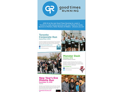 Good Times Running - Pull Up Banner