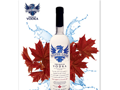 Silver Lake Vodka - Print Ad ad advertising brand branding canadian corporate brand identity design graphic graphic design identity liquor logo poster print promotion vodka