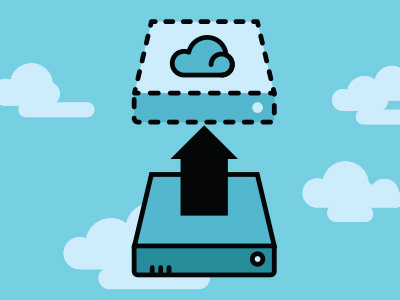 Backup backup cloud cloud storage drive editorial hard drive illustration