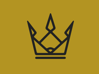 Baseball Crown Logo baseball crown