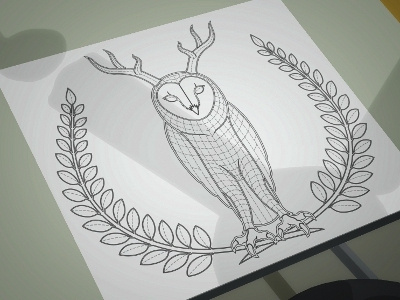 Owl Vector Logo Progress