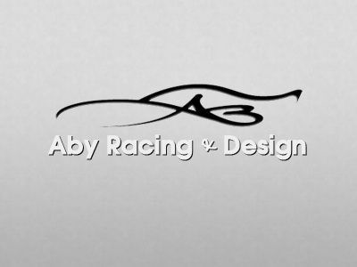Aby Racing black dreamin freehand logo