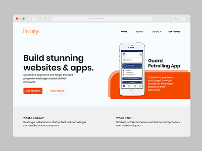 Premise | Website Landing Page