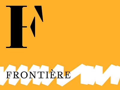 Frontière design logo