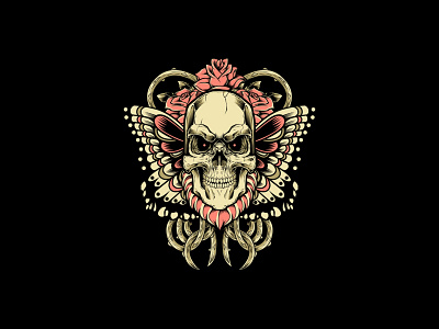 Butterfly Skull