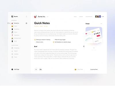 Concept Redesign of Notion apps emoji illustration kawaii notes notes app notification notion product design task list tasks ui ui ux ux webapp website design