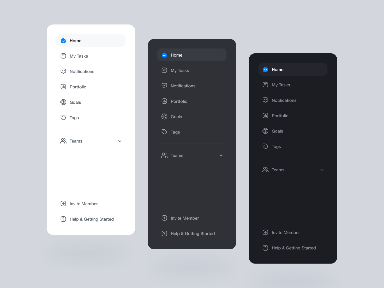 Checkret: Desktop Navigation Color Themes by Vasile Labici on Dribbble
