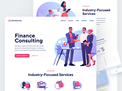 Website Design For Financial Assistant Service