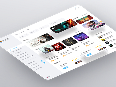 Video Games Marketplace Concept